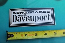 Davenport longboards surfboard for sale  Los Angeles