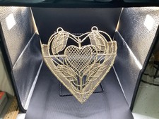 Metal heart basket for sale  Gibsonburg