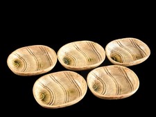 Y3364: XF Japonês Antigo Oribe-ware Saco de Palha em Forma de PRATO PEQUENO/PRATO 5 peças, comprar usado Y3364: XF Japonês Antigo Oribe-ware Saco de Palha em Forma de PRATO PEQUENO/PRATO 5 peças, comprar usado  Enviando para Brazil