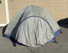 Barraca cúpula de náilon REI Mountain Hut 4 pessoas cinza/castanho/azul vintage - Usado, usado comprar usado  Enviando para Brazil