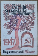 Tessera p.s.i. unità usato  Forli