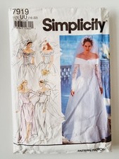 Simplicity shoulder wedding for sale  UK