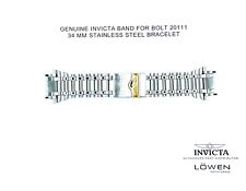 Autêntico Invicta Bolt 20111 Aço Inoxidável 34 Mm Pulseira De Relógio comprar usado  Enviando para Brazil