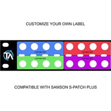 Custom patchbay label for sale  Nashville
