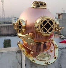Capacete de mergulho Boston Marinha dos EUA Mark V capacete de mergulho em alto mar antigo, usado comprar usado  Enviando para Brazil