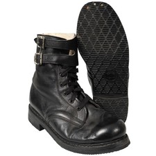 Botas de combate originais do exército austríaco forrado de lã fivela dupla - Preto comprar usado Botas de combate originais do exército austríaco forrado de lã fivela dupla - Preto comprar usado  Enviando para Brazil