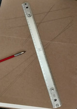 Usado, Máquina de desenho de alumínio Vard 24" escala régua arquiteto COMPLETO + MEIO TAMANHO comprar usado Usado, Máquina de desenho de alumínio Vard 24" escala régua arquiteto COMPLETO + MEIO TAMANHO comprar usado  Enviando para Brazil