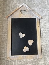 Wooden chalkboard heart for sale  CHALFONT ST. GILES