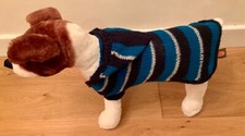 Hand knitted stripy for sale  CHELTENHAM