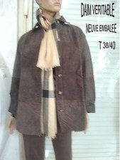 Veste daim véritable d'occasion  Villeneuve-Loubet