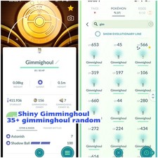 Pokémon Go | Shiny Gimmighoul (Moeda do 9º Aniversário) +35 gimminghoul | Mini PTC comprar usado  Enviando para Brazil
