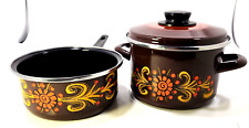 Vintage enamel floral for sale  Budd Lake