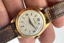 Eberhard 18K sólido ouro rosa caixa manual vento limpo mostrador original suíço FUNCIONA comprar usado  Enviando para Brazil