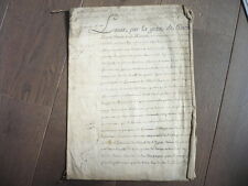 Manuscrit lettre patente d'occasion  Paris XI