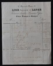 Facture paris 1857 d'occasion  Nantes-