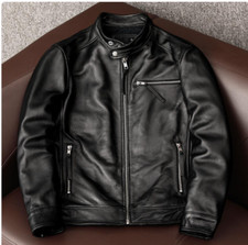 Cafe Racer Leder Motorradjacke Herren comprar usado  Enviando para Brazil