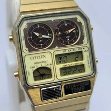 Relógio masculino Citizen Quartz 8982-085027 K Ana-Digi Temp 30-5324 vintage comprar usado  Enviando para Brazil