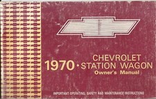 Manual do operador do proprietário Chevrolet Station Wagon 1970 comprar usado  Enviando para Brazil