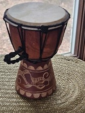Wooden handcarved djembe for sale  Edmore