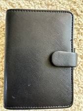 Mini Notebook Filofax Saffiano System Preto 028771 Produto Importado Genuíno, usado comprar usado  Enviando para Brazil