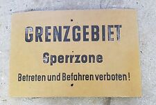 Ddr grenz schild gebraucht kaufen  Heilbad Heiligenstadt