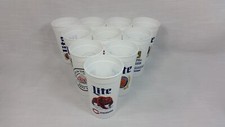 Miller Lite 22 oz xícaras lote de 10 Beer Pong Coors Light  comprar usado  Enviando para Brazil