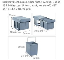 Einbaumülleimer küche einbau gebraucht kaufen  Hohenstein