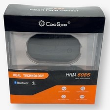 COOSPO H808S Bluetooth monitor de frequência cardíaca alça peitoral sensor ANT+ BLE HRM TESTADO comprar usado  Enviando para Brazil