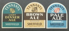 Etiquetas de cerveja vintage, Sheffield, Yorks (inquilinos, cervejeiros, Brown Ale----) comprar usado  Enviando para Brazil