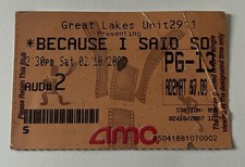 Said movie ticket for sale  Boston