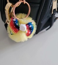 Fluffy pompom bow for sale  FERNDOWN
