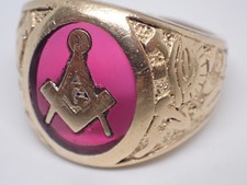 Bague franc maçonnerie d'occasion  Chantelle