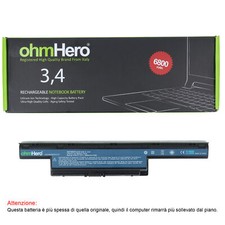 Batteria ohmhero nera usato  Italia
