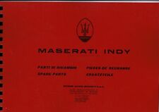 Maserati Indy Spare Parts Catalogue (Modern reprint) segunda mano  Embacar hacia Mexico