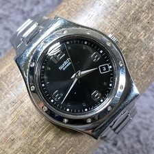 Relógio Swatch Irony feminino AG2007 vestido quartzo tom prata analógico 31mm 6 3/4" comprar usado  Enviando para Brazil