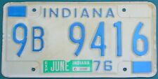 Placa de licença 1976 Indiana placa de óleo gás comprar usado  Enviando para Brazil