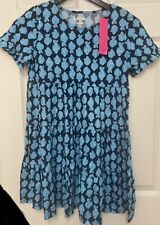 Usado, Mini vestido Lilly Pulitzer Jodee maré baixa azul marinho qualquer barbatana para você meninas peixes 12 comprar usado  Enviando para Brazil