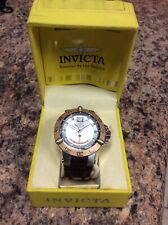 Relógio Invicta masculino Project Abda Subaqua Noma III modelo 1576 pulseira de couro marrom comprar usado  Enviando para Brazil