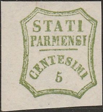 Parma 1859 verde usato  Napoli