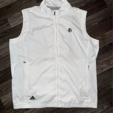 Colete corta-vento bordado branco Adidas masculino tamanho P avô golfe comprar usado  Enviando para Brazil