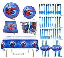 Spiderman tableware cutlery for sale  GLASGOW