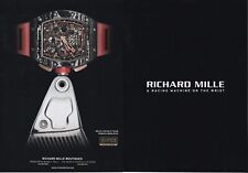 Usado, Revista de relógio Richard Mille anúncio impresso RM 011 LOTUS F1 TEAM, RM 07-01 4pg 2015 comprar usado  Enviando para Brazil