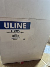 Usado, Caixa de 10 rolos de etiquetas térmicas ULINE S-6802 4x6 DIRETAS, branco comprar usado  Enviando para Brazil