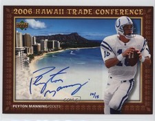 Usado, 2006 Upper Deck Hawaii Trade Conference /15 Peyton Manning #HTC-10 Auto HOF comprar usado  Enviando para Brazil