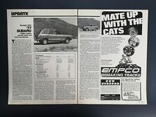 Vintage 1977 Subaru 4wd 1600 Series Station Wagon - Artigo Original de 2 Páginas comprar usado  Enviando para Brazil