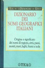 Dizionario dei nomi usato  Italia
