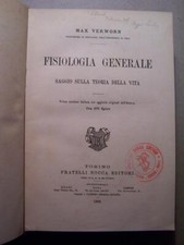 Verworn fisiologia generale usato  Carrara