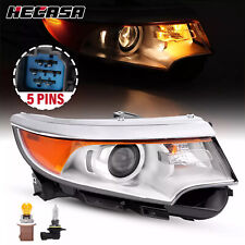 Farol projetor halogênio com 5 pinos passageiro Ford Edge 2011 2012 2013 2014 comprar usado  Enviando para Brazil