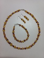 Parure ambre argent d'occasion  La Rochelle