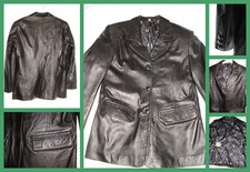 Italienische lederjacke lederb gebraucht kaufen  Deutschland